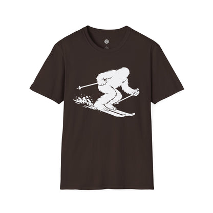 Ventana Shreddy Yeti Ski Unisex - U.S. Cotton T-Shirt