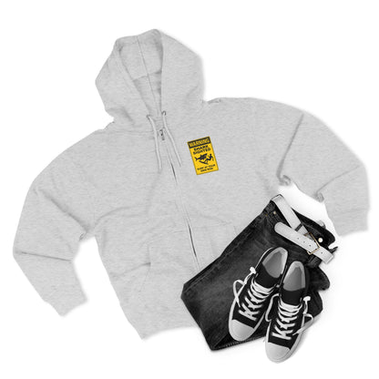 Shark Sighted zip fleece hoodie image 8