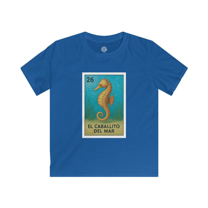 Seahorse Lotería kids soft style t-shirt image 10
