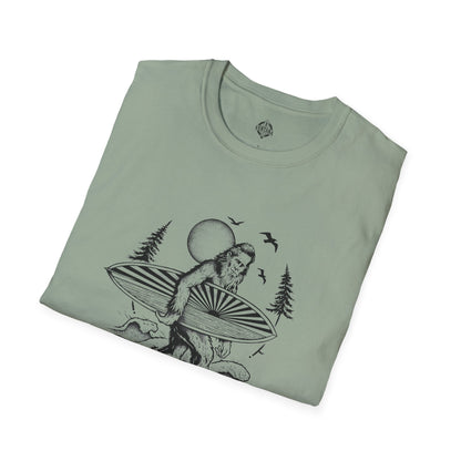 Ventana Surfsquatch by Thiago Bianchini Unisex - Soft Style U.S. Cotton T-Shirt