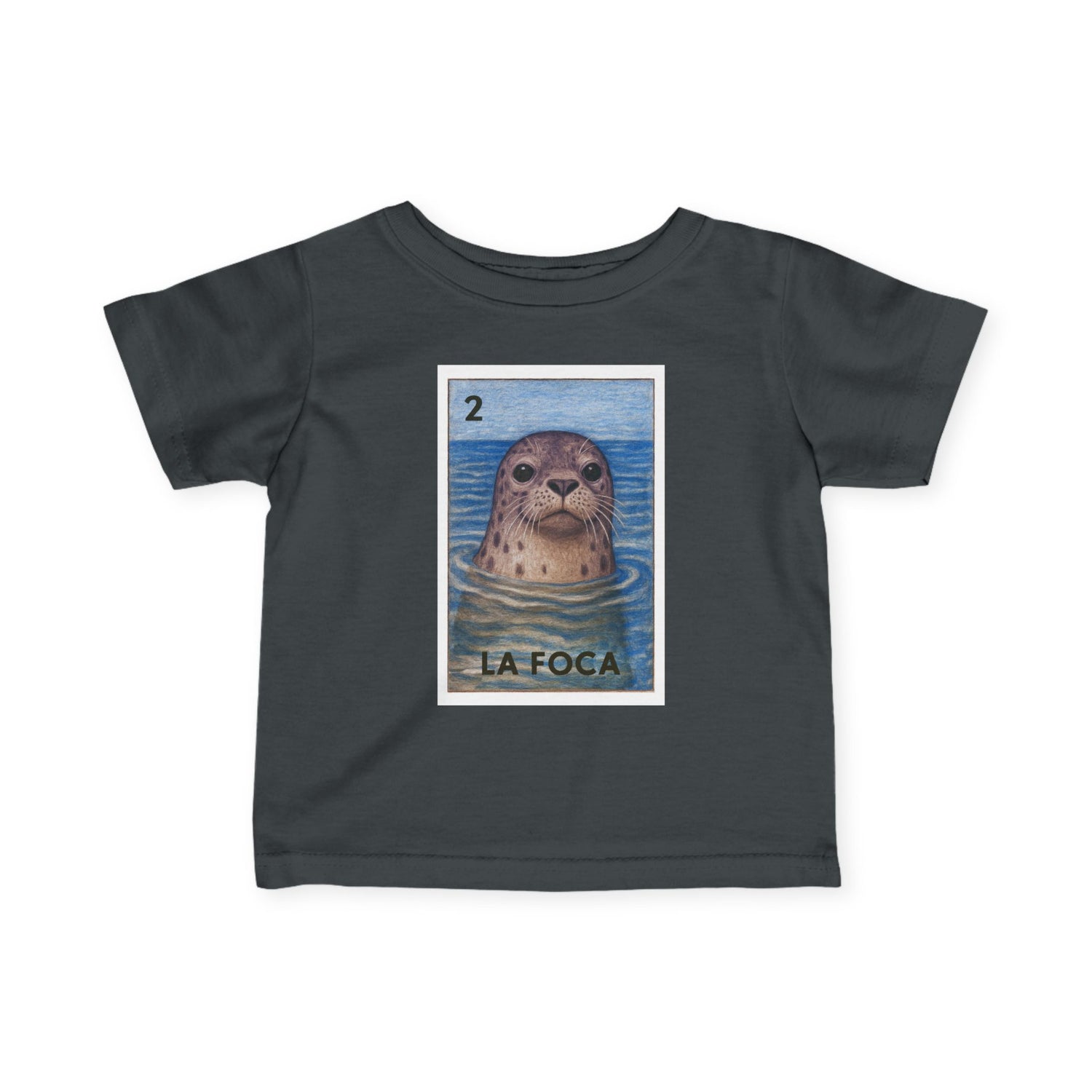 Seal Lotería infant cotton t-shirt image 11