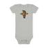 Surfing Grizzly Bear by Fabian Lavater baby cotton onesie image 4