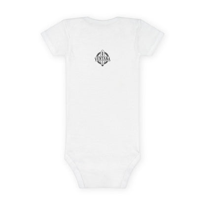 Wave Lotería baby cotton onesie image 5