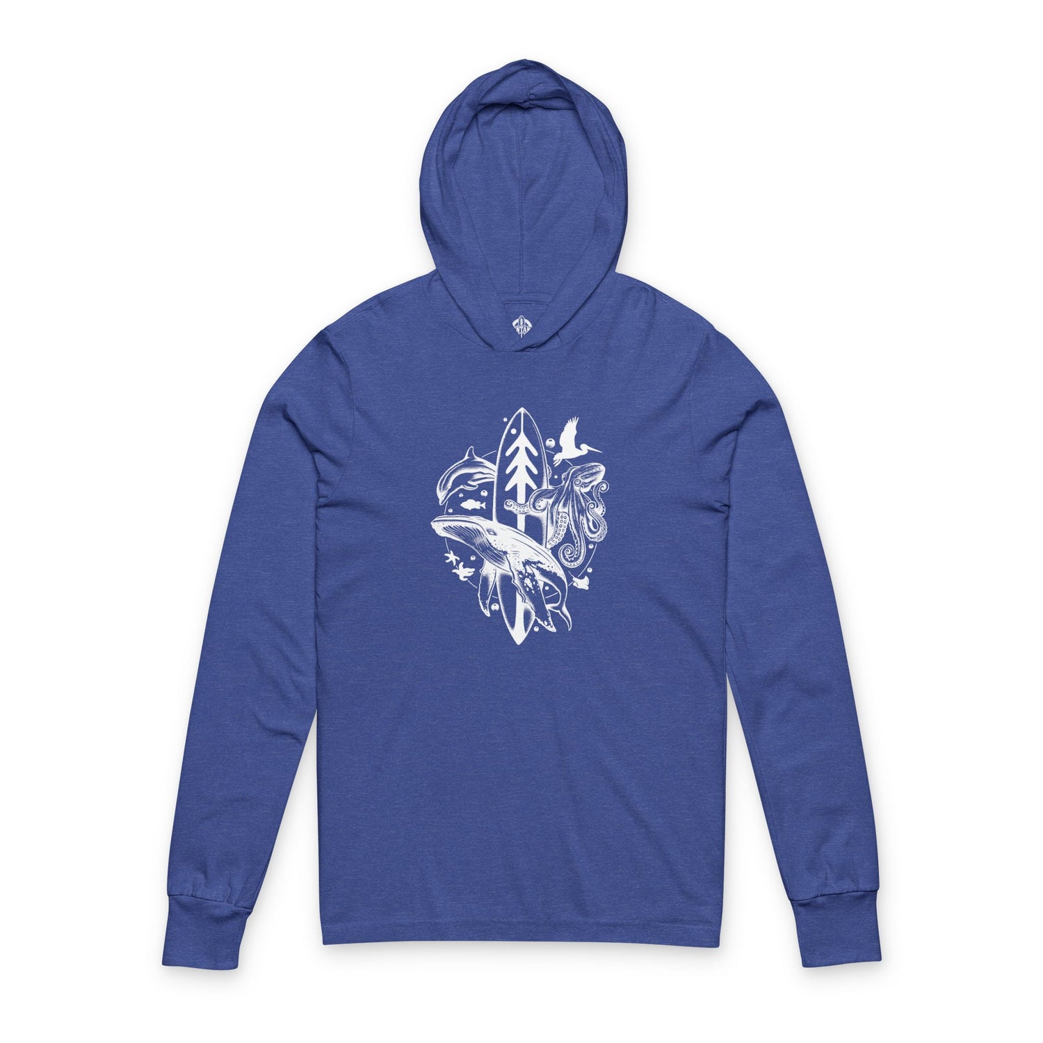Ventana Monterey Bay by Thiago Bianchini cotton hooded long sleeve t-shirt image 6