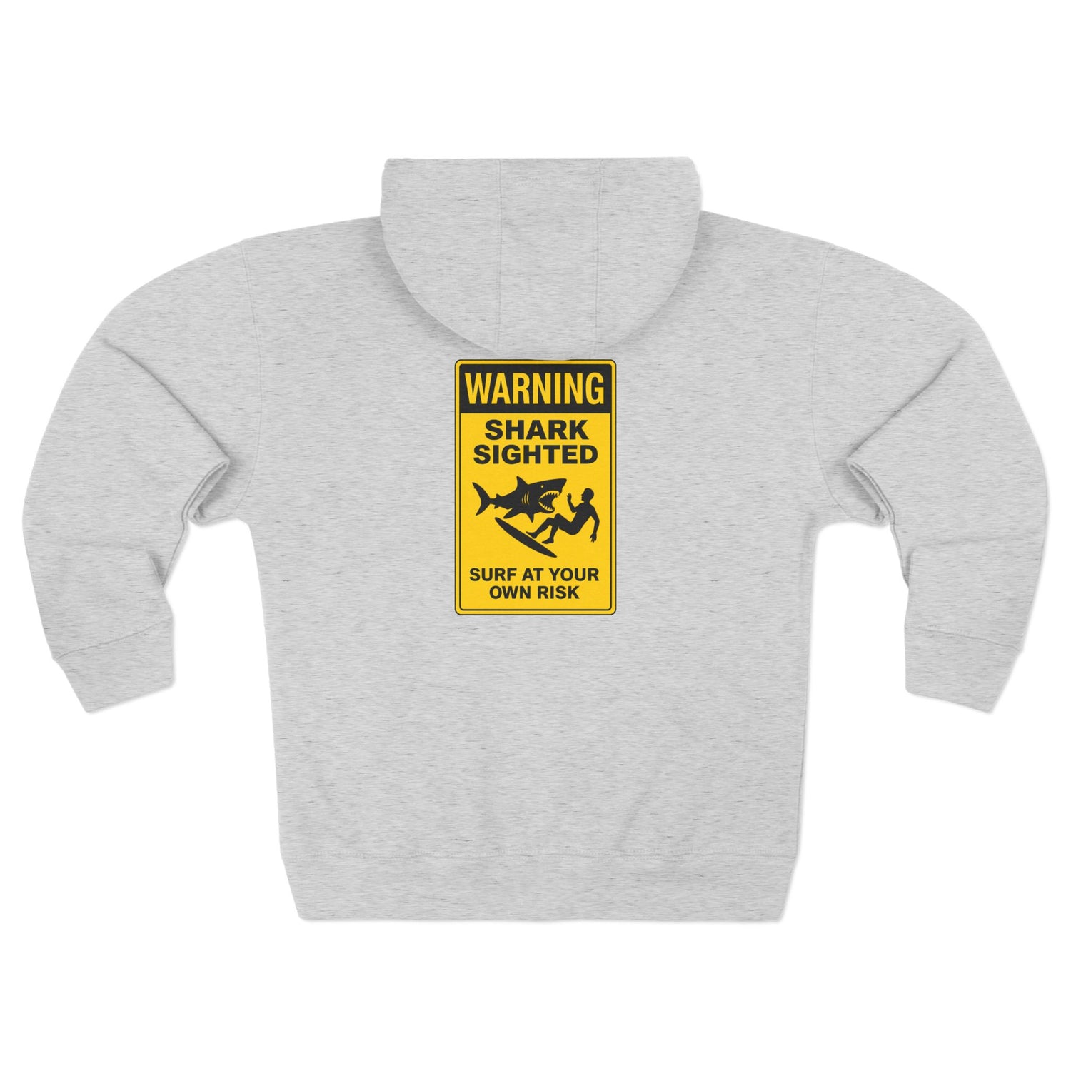 Shark Sighted zip fleece hoodie image 7
