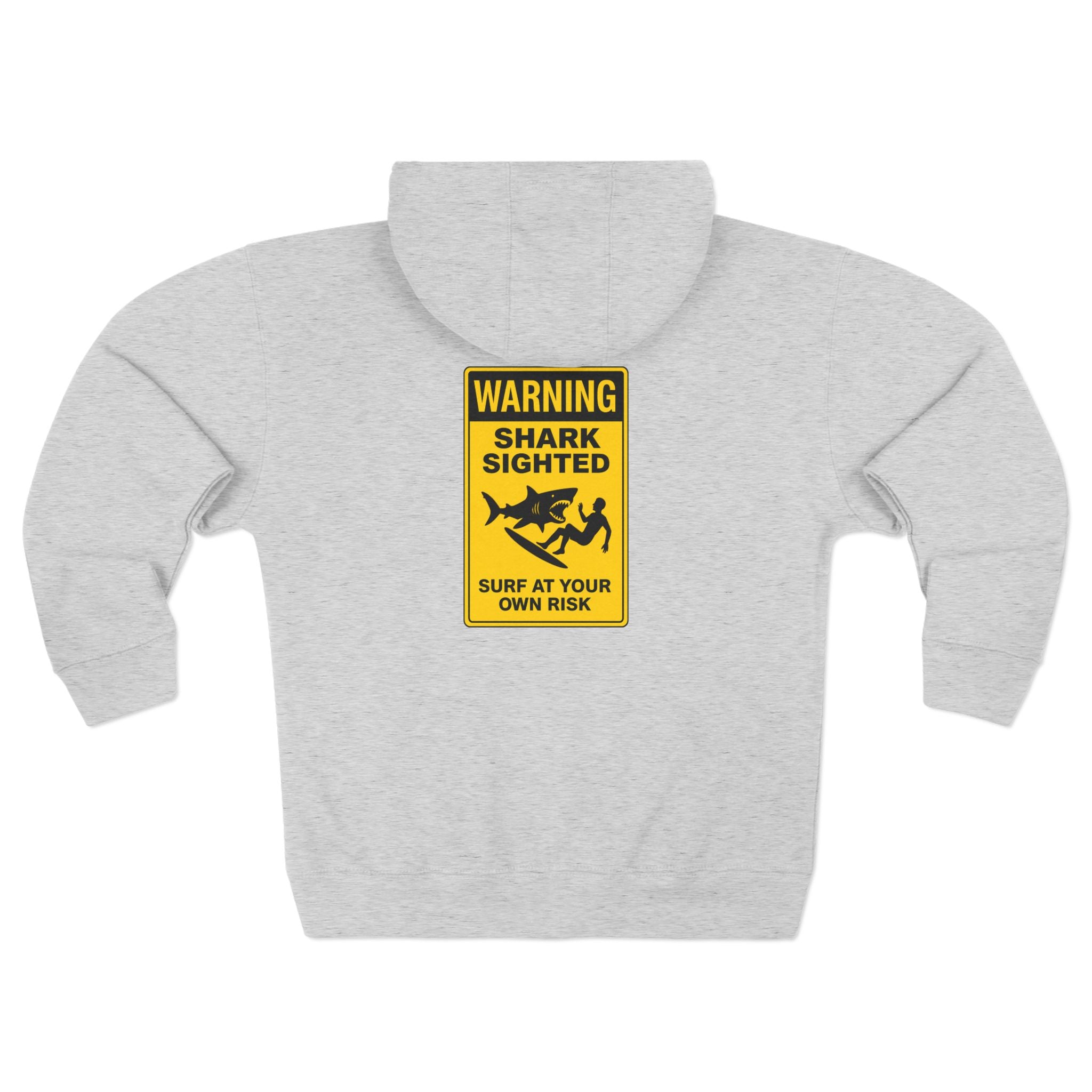 Shark Sighted zip fleece hoodie image 7
