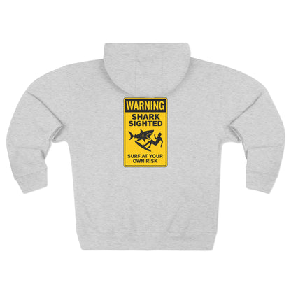 Shark Sighted zip fleece hoodie image 7