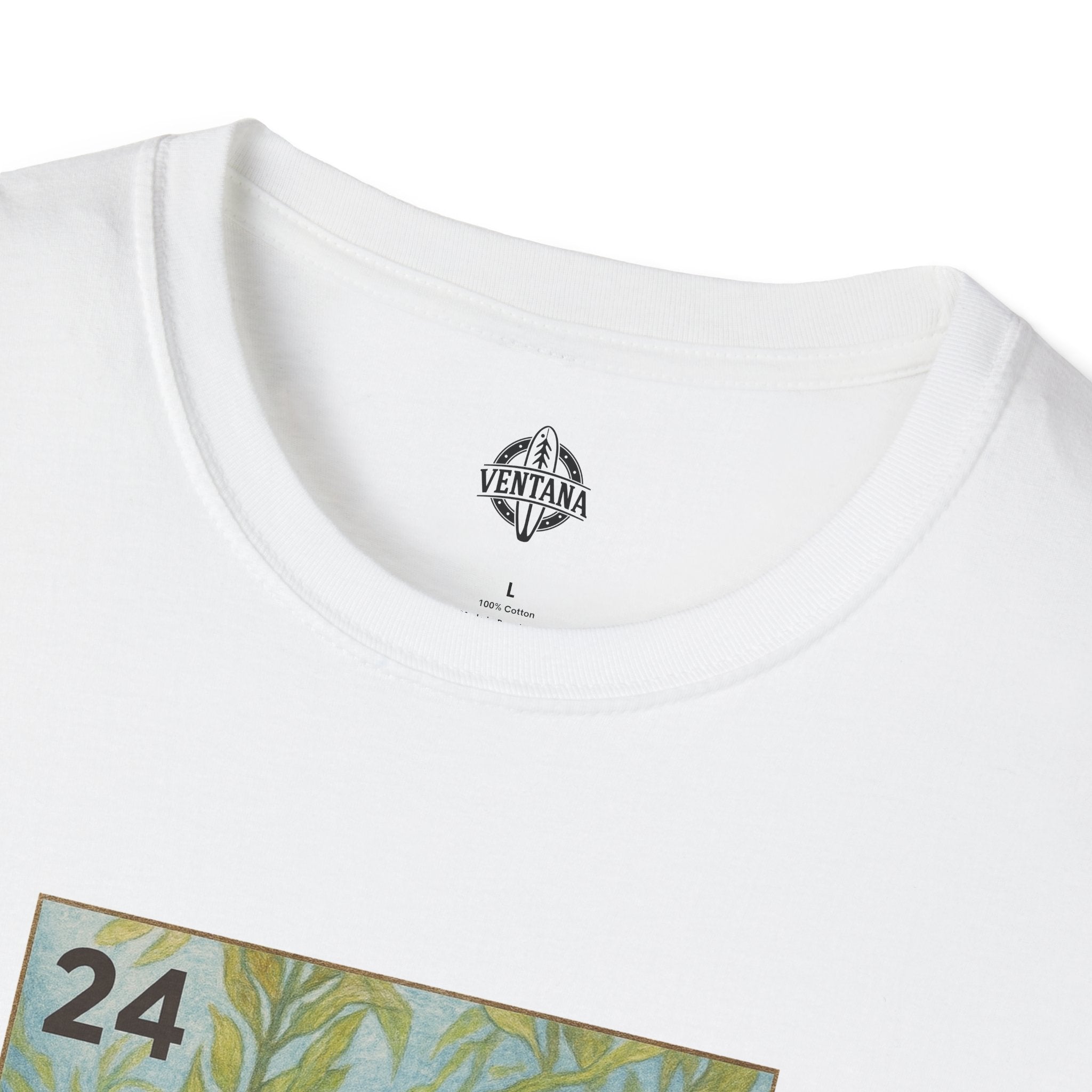 Kelp Forest Lotería Unisex - Soft Style U.S. Cotton T-Shirt (El Bosque de Algas)