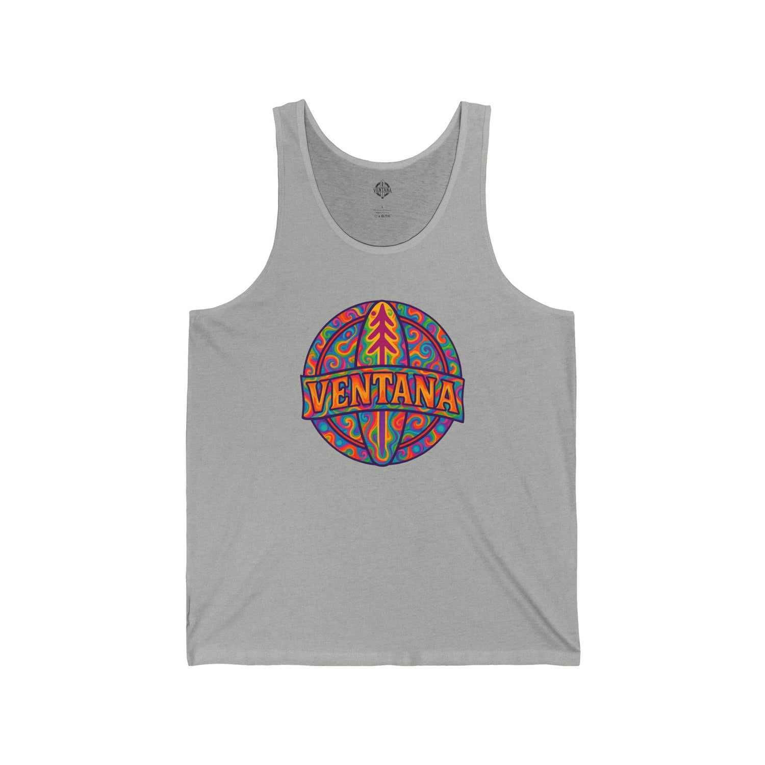 Ventana Psychedelic Treefish Logo jersey tank top image 2