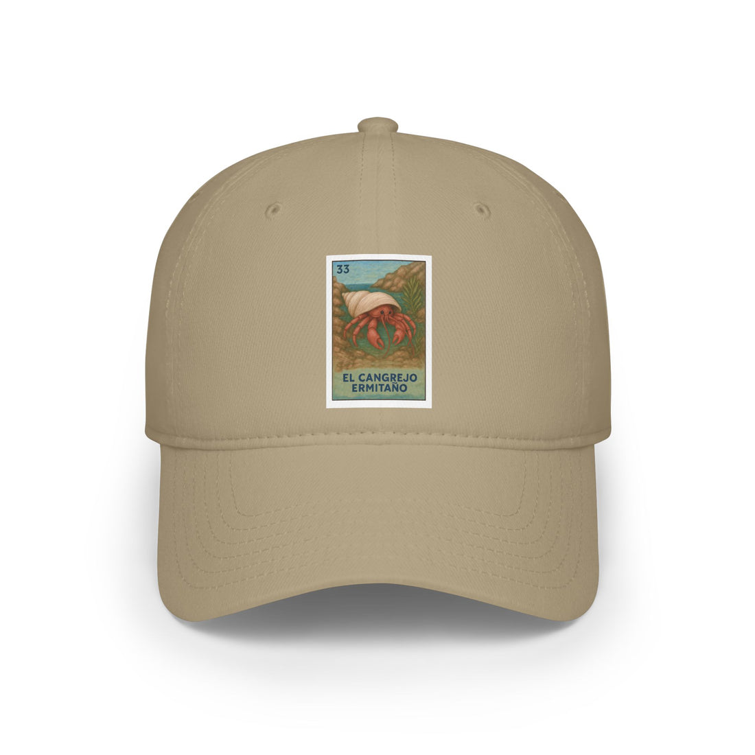 Hermit Crab Lotería Unisex - 100% Cotton Baseball Cap (El Cangrejo Ermitaño)