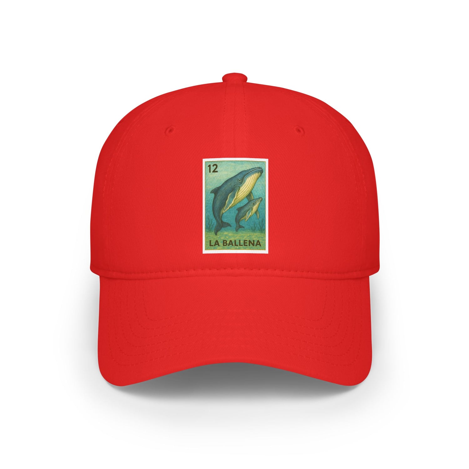 Whale Lotería baseball cap image 6