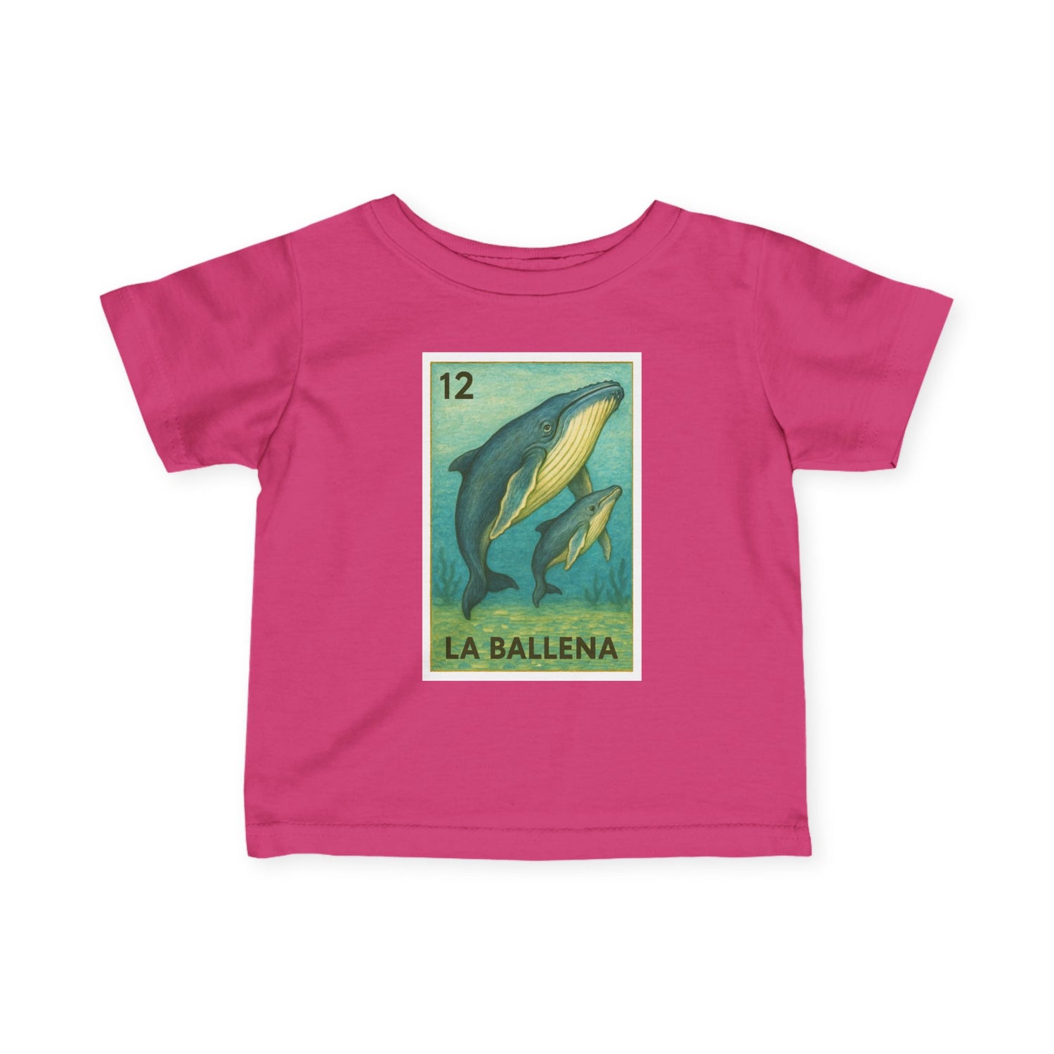 Whale Lotería infant cotton t-shirt image 15