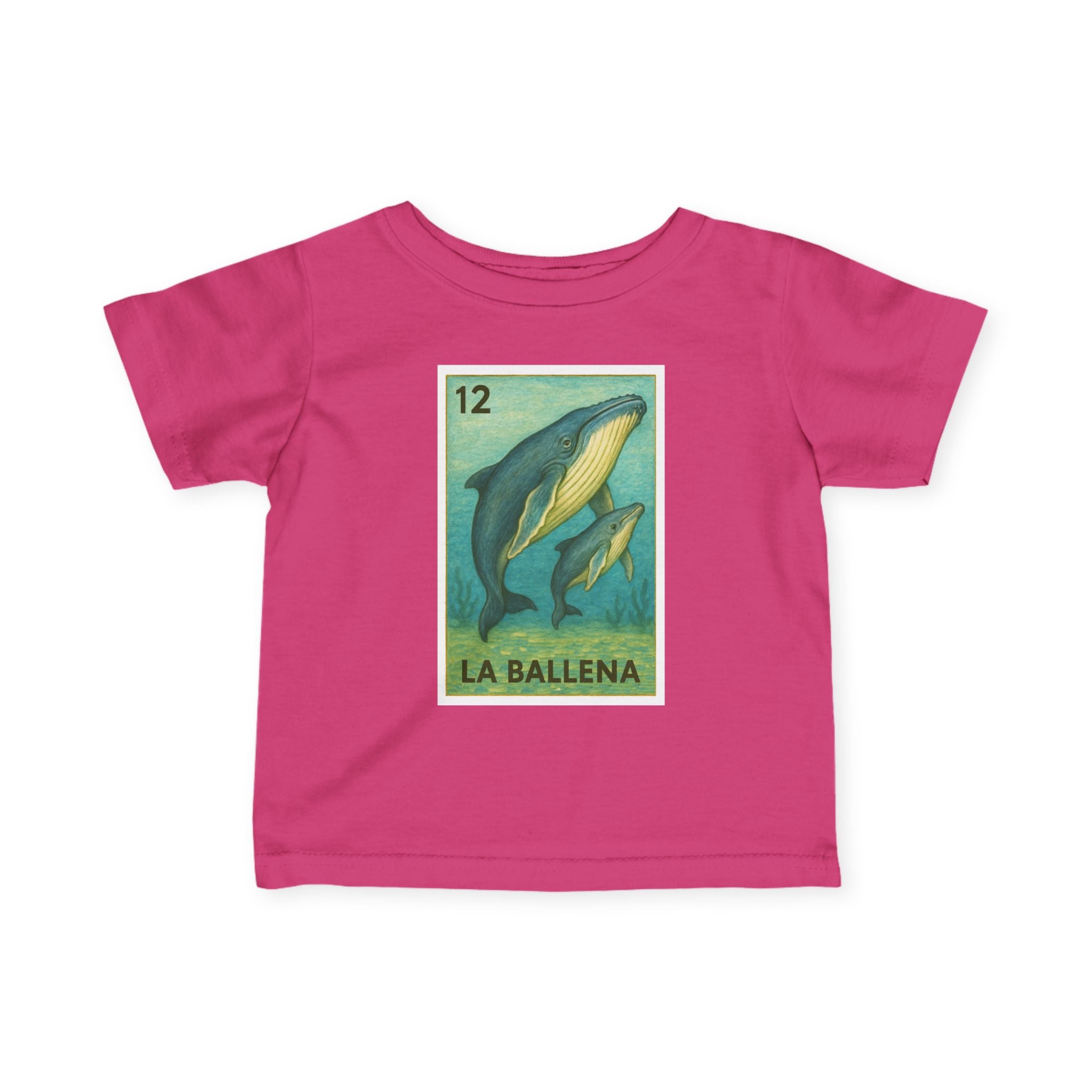 Whale Lotería infant cotton t-shirt image 15