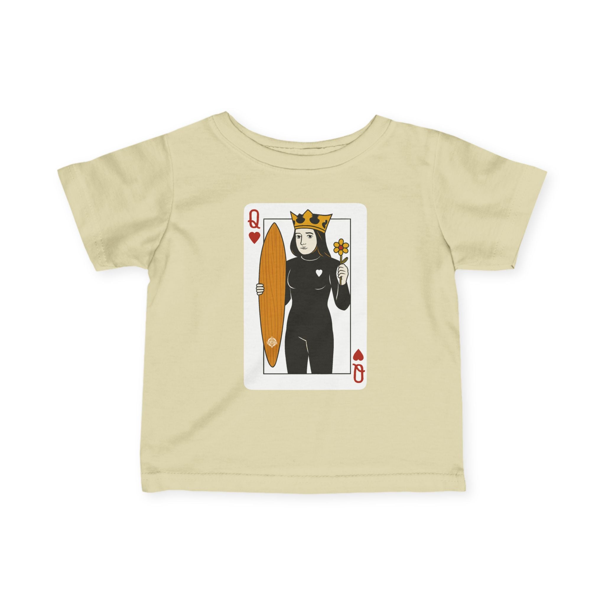 Queen of Hearts Surfer infant cotton t-shirt product image 6