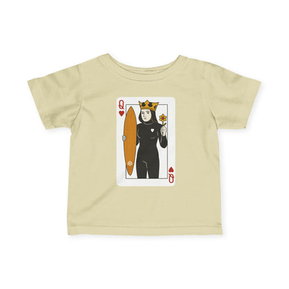 Queen of Hearts Surfer infant cotton t-shirt product image 6