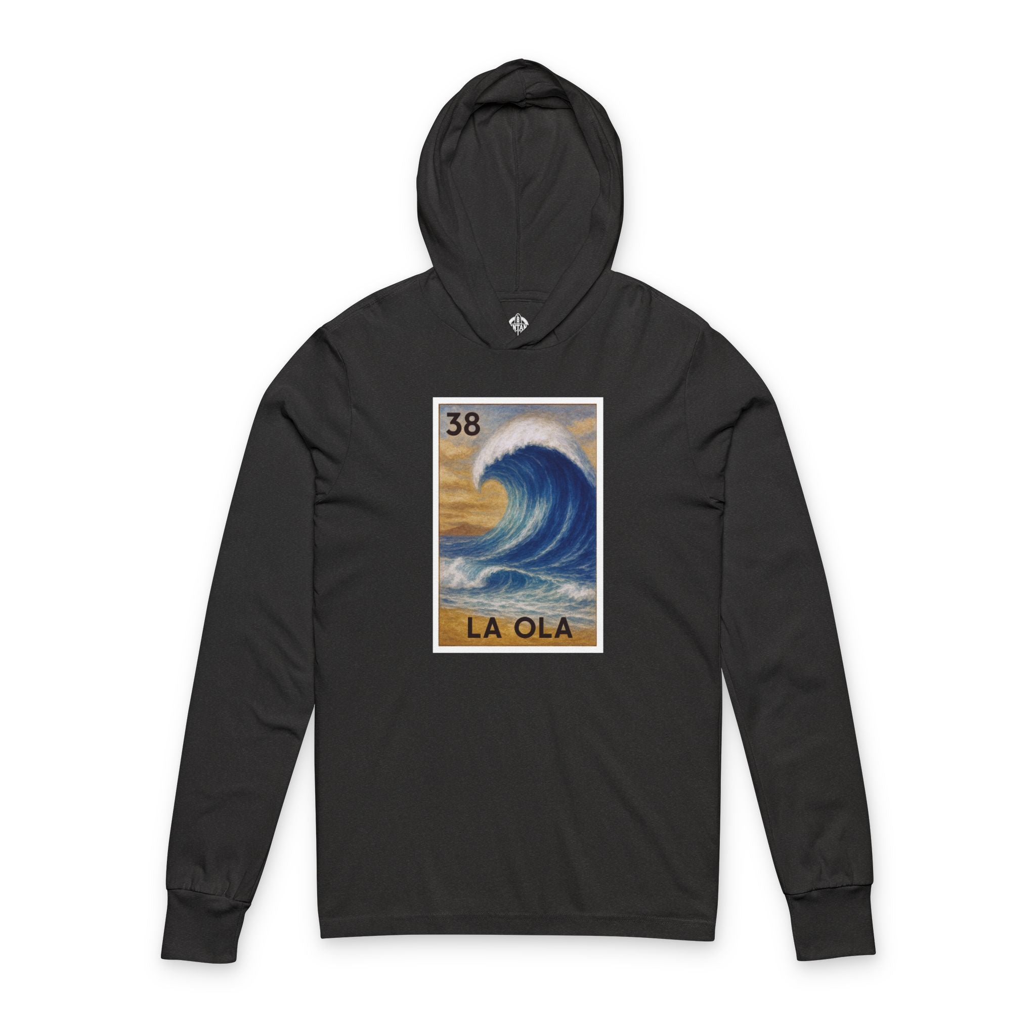 Wave Loteria hooded long sleeve t-shirt image 2