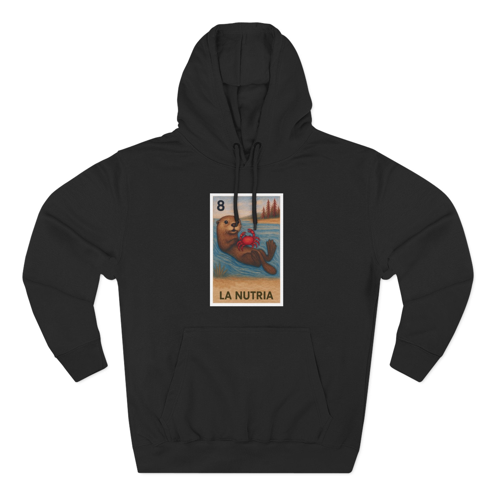 Sea Otter Lotería fleece hoodie image 7