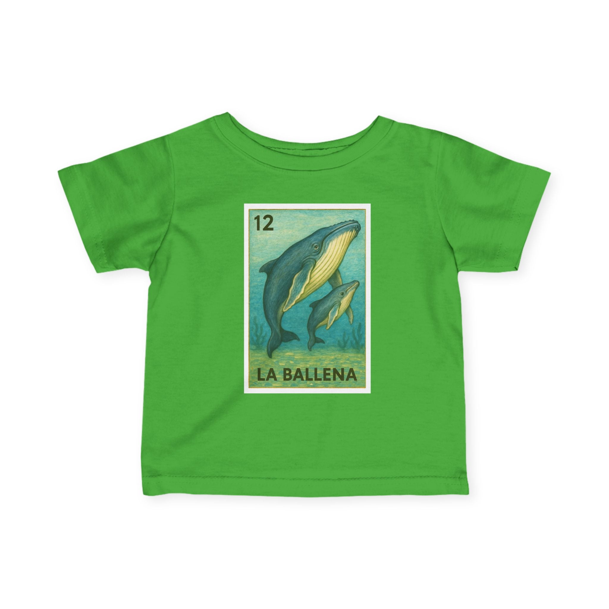 Whale Lotería infant cotton t-shirt image 8