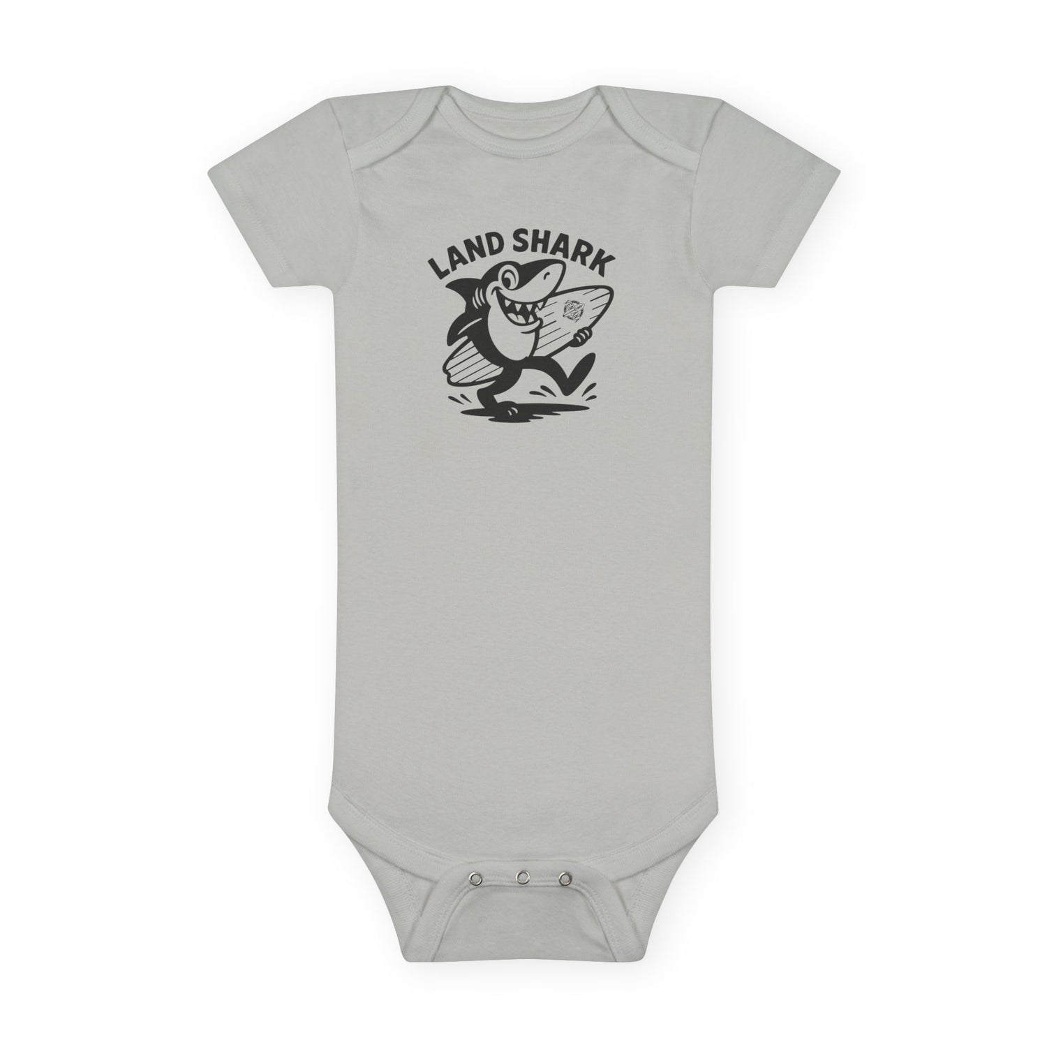 Land Shark - Baby Short Sleeve 100% Cotton Onesie