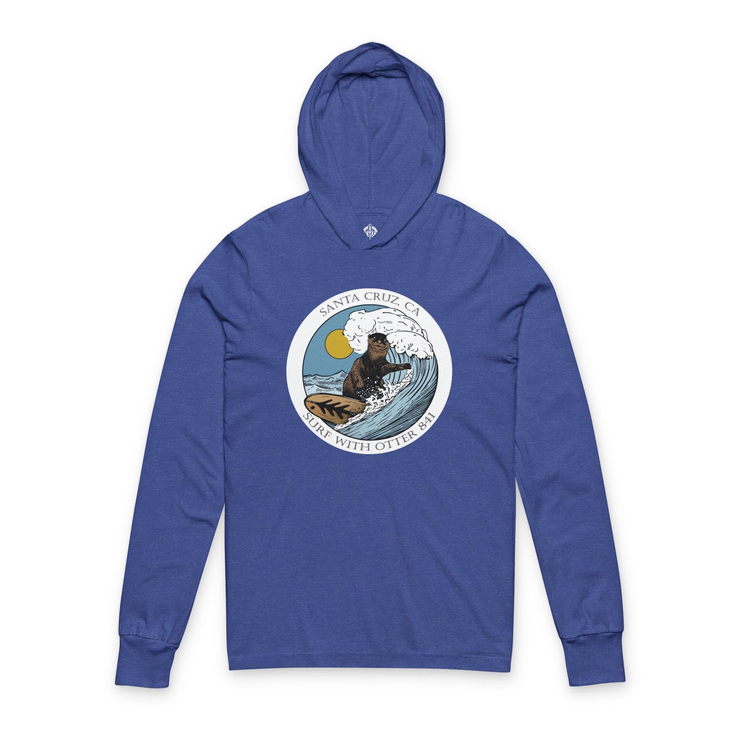 Otter 841 by Thiago Bianchini cotton hooded long sleeve t-shirt image 6