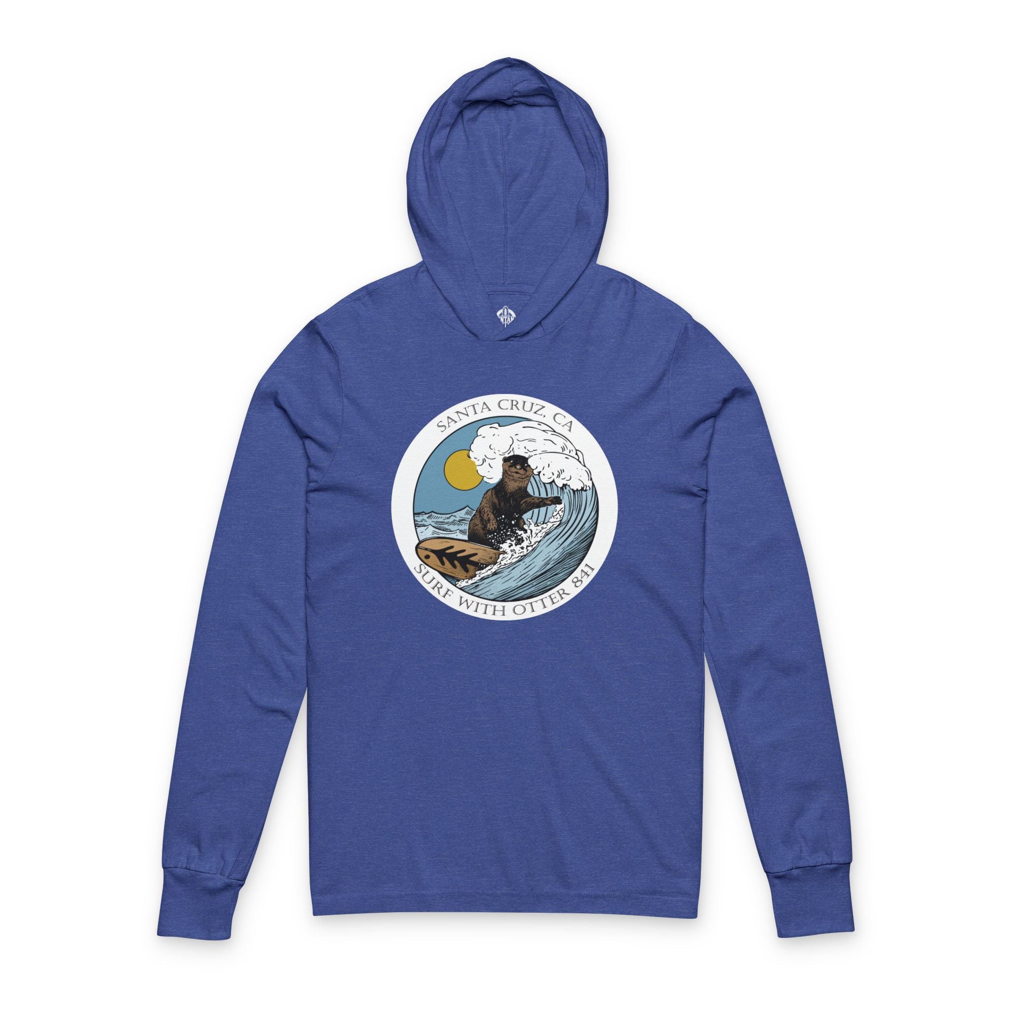 Otter 841 by Thiago Bianchini cotton hooded long sleeve t-shirt image 6
