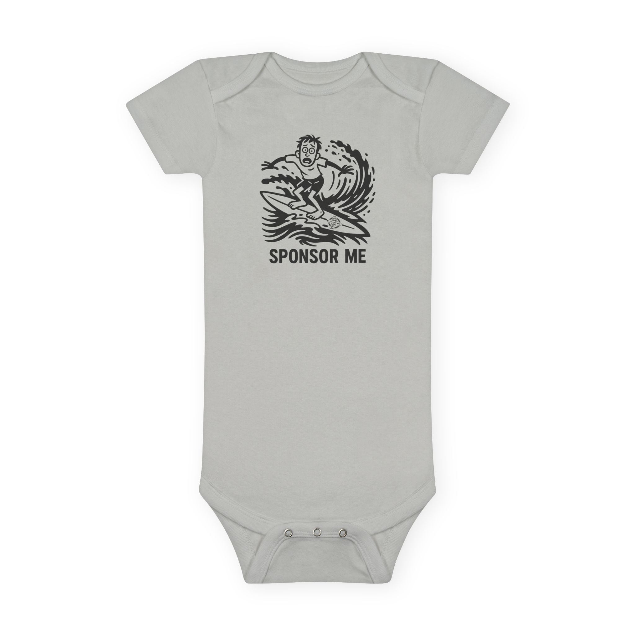 Sponsor Me - Baby Short Sleeve 100% Cotton Onesie