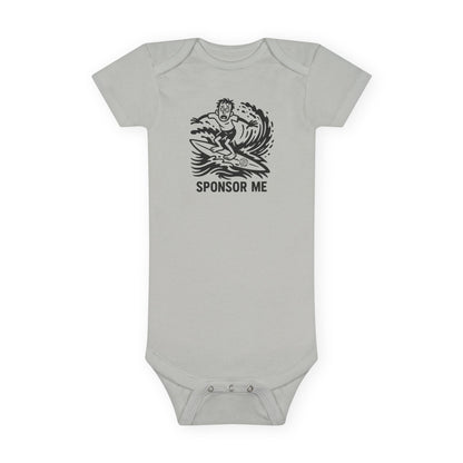 Sponsor Me - Baby Short Sleeve 100% Cotton Onesie
