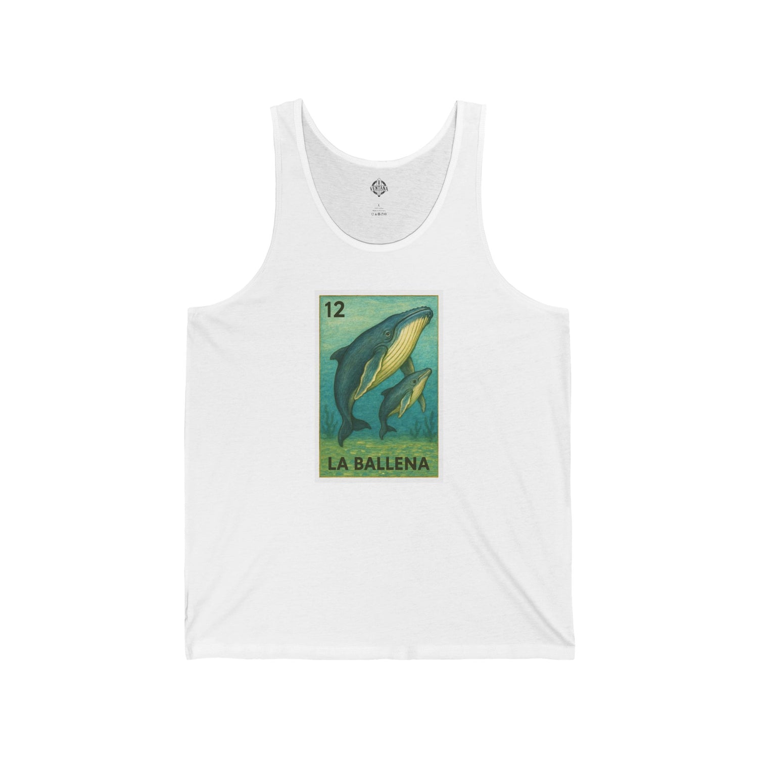 Whale Lotería jersey tank top image 5
