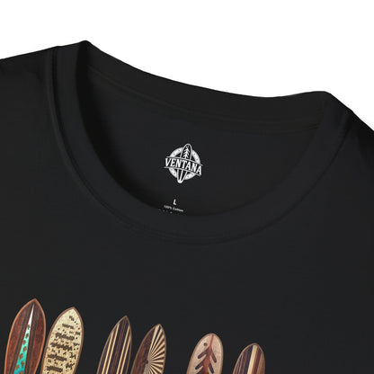 Ventana Wooden Surfboards Unisex - Soft Style U.S. Cotton T-Shirt