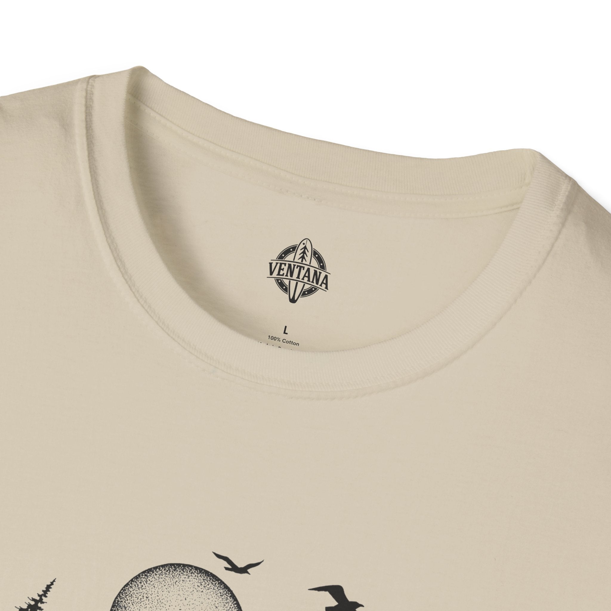 Ventana Surfsquatch by Thiago Bianchini Unisex - Soft Style U.S. Cotton T-Shirt