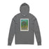 Stingray Lotería cotton hooded long sleeve t-shirt image 2