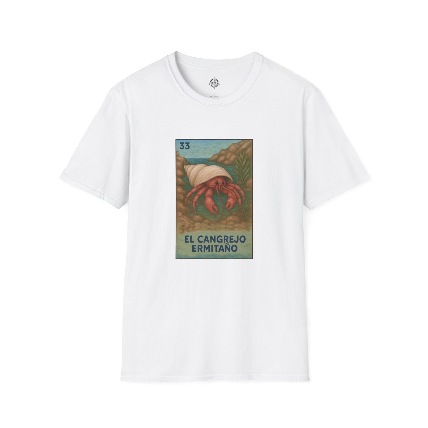 Hermit Crab Lotería cotton t-shirt image 8