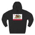 California Surfing Bear Flag fleece hoodie image 6