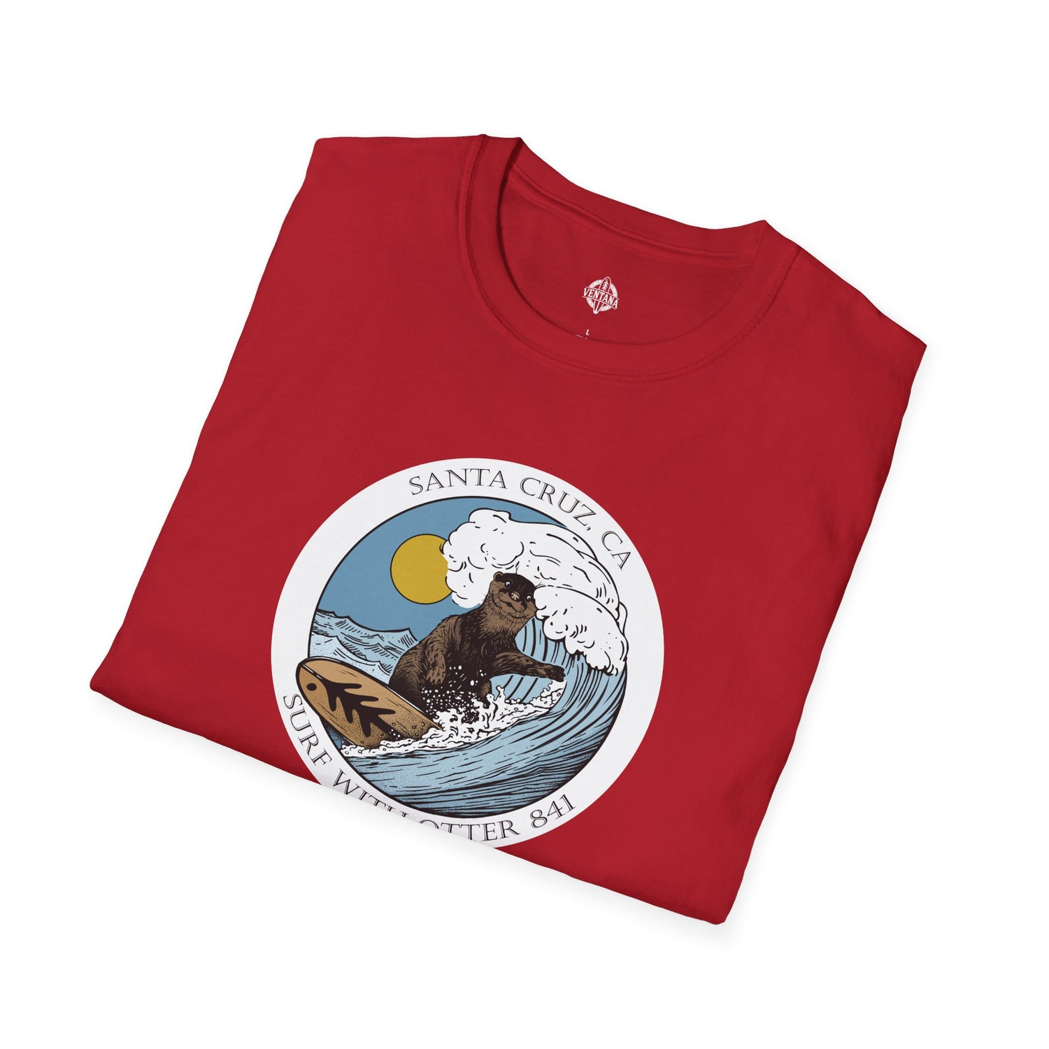 Surf with Otter 841 T-Shirt