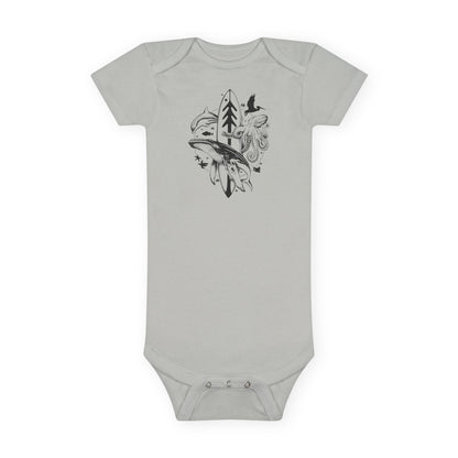 Ventana Monterey Bay by Thiago Bianchini baby cotton onesie image 4