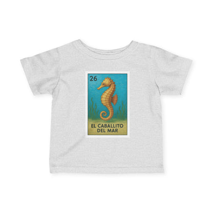 Seahorse Lotería infant cotton t-shirt image 5