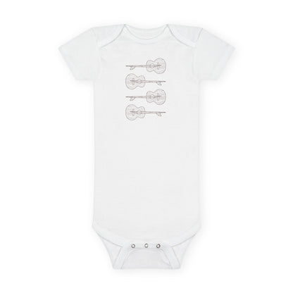 Ventana Santa Cruz Guitar Collab baby cotton onesie image 3