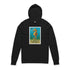 Seahorse Lotería cotton hooded long sleeve t-shirt image 4