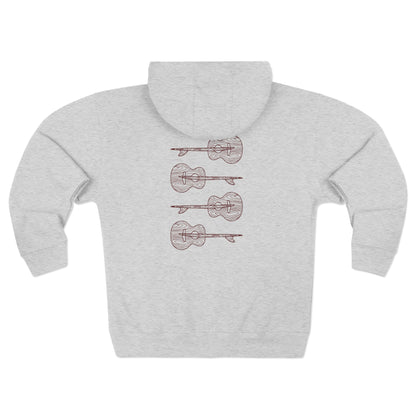 Ventana Santa Cruz Guitar Collab zip fleece hoodie image 7