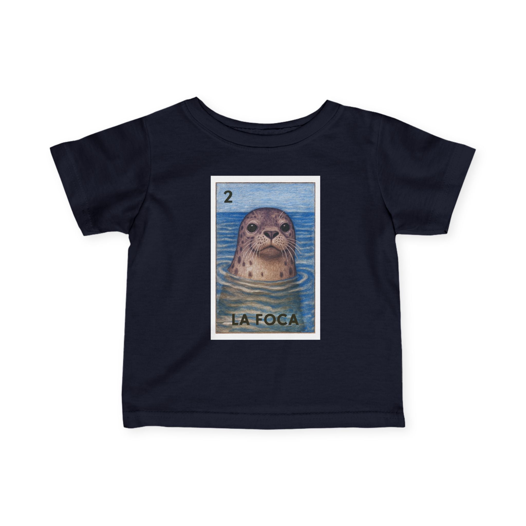 Seal Lotería infant cotton t-shirt image 13