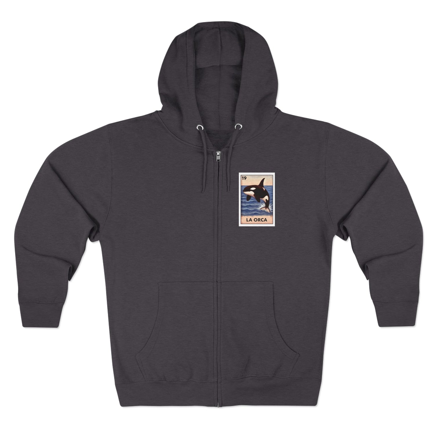 Orca Lotería zip fleece hoodie image 4