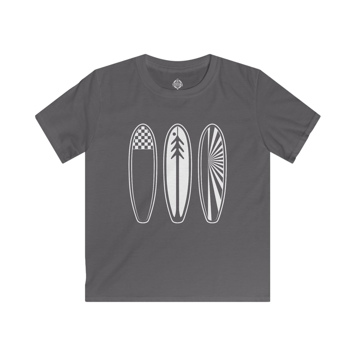 Ventana Three Board kids soft style t-shirt image 9