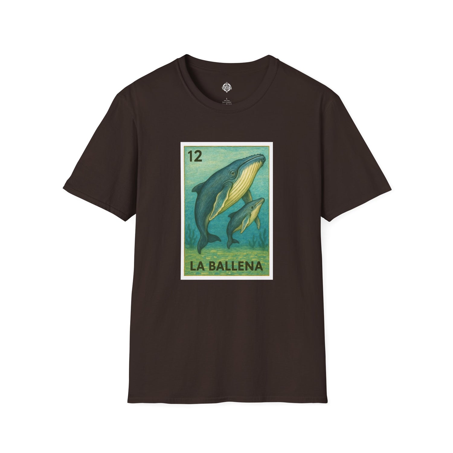 Whale Lotería cotton t-shirt image 7