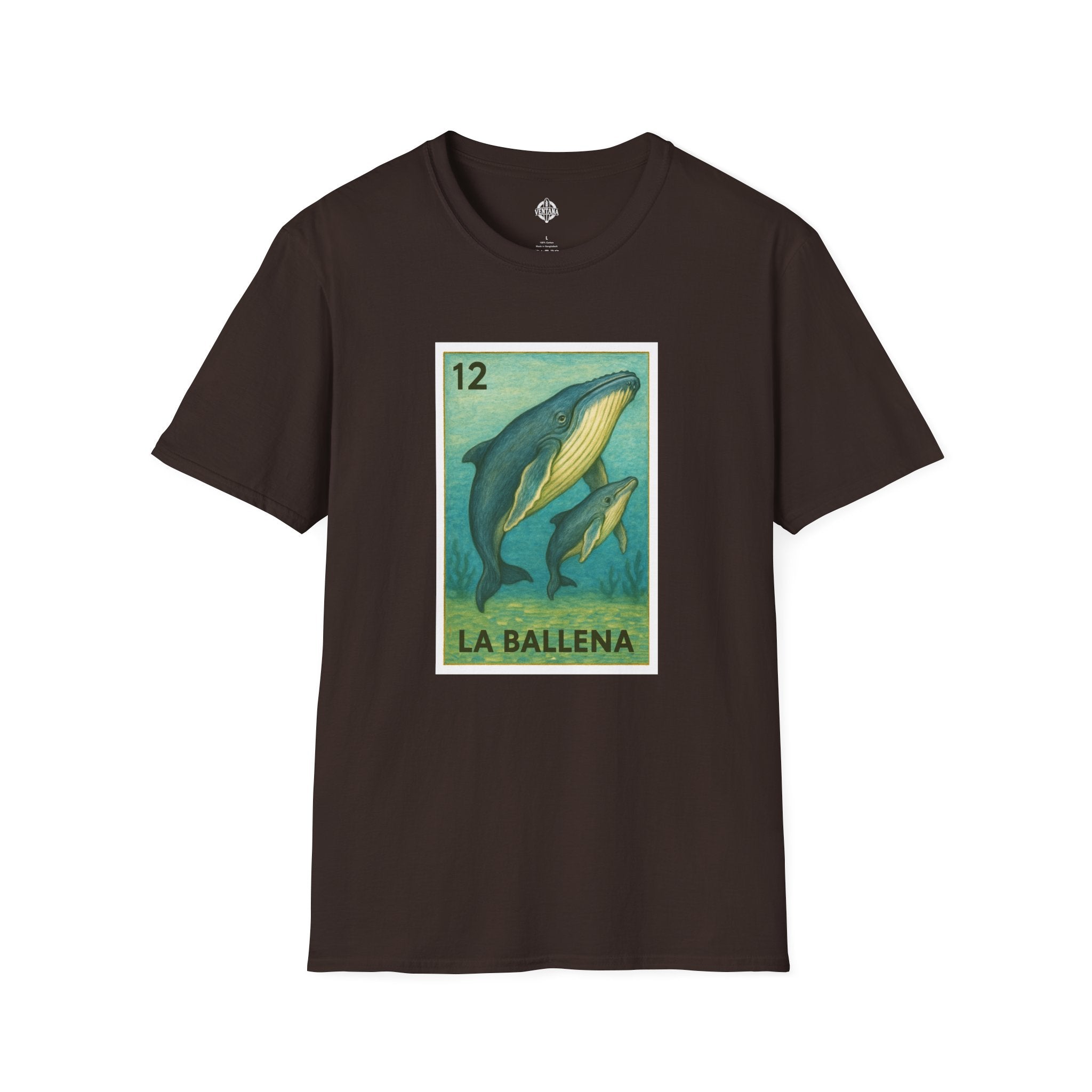 Whale Lotería cotton t-shirt image 7