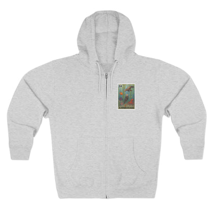 Kelp Forest Lotería zip fleece hoodie image 5