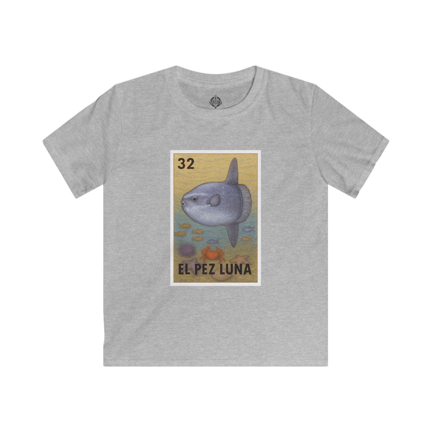Sunfish Lotería kids soft style t-shirt image 6
