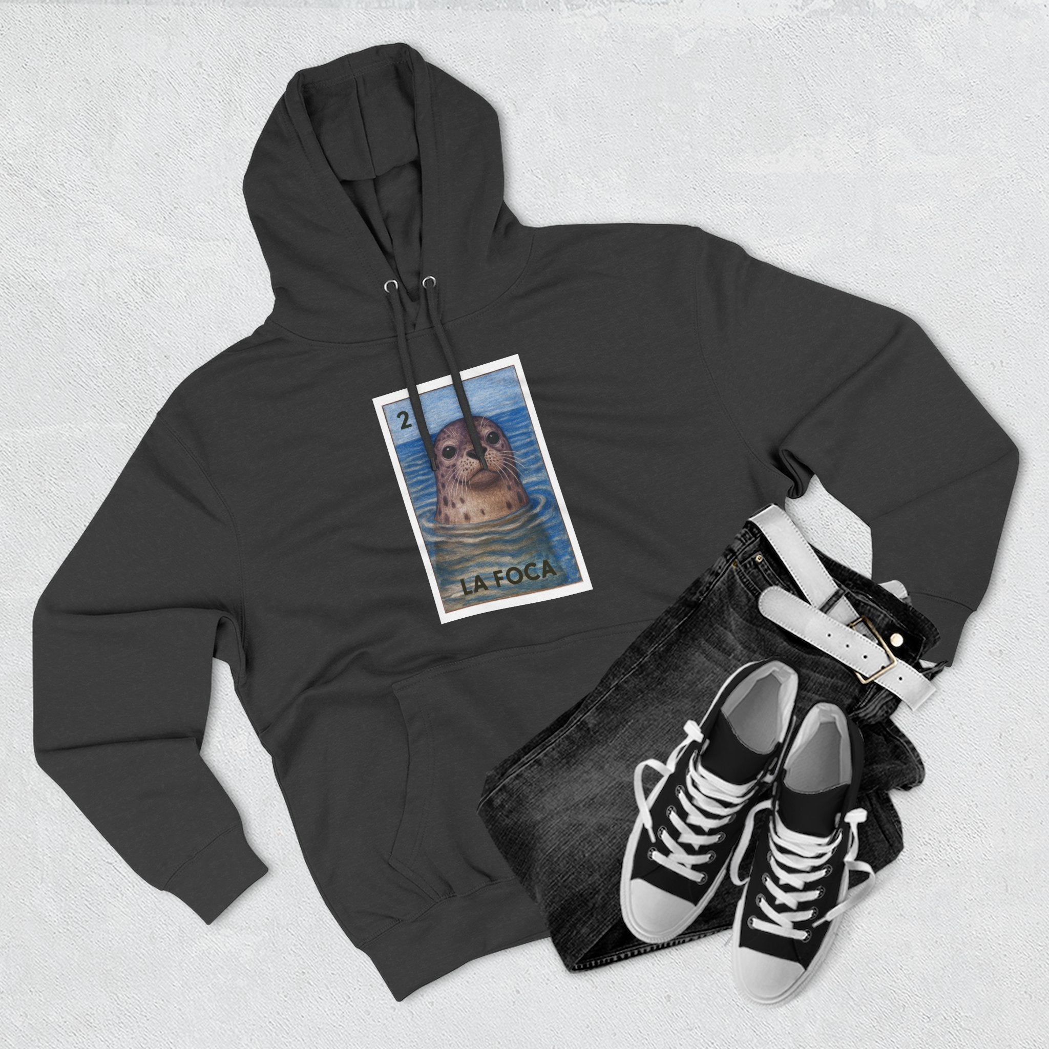 Seal Lotería Fleece Hoodie