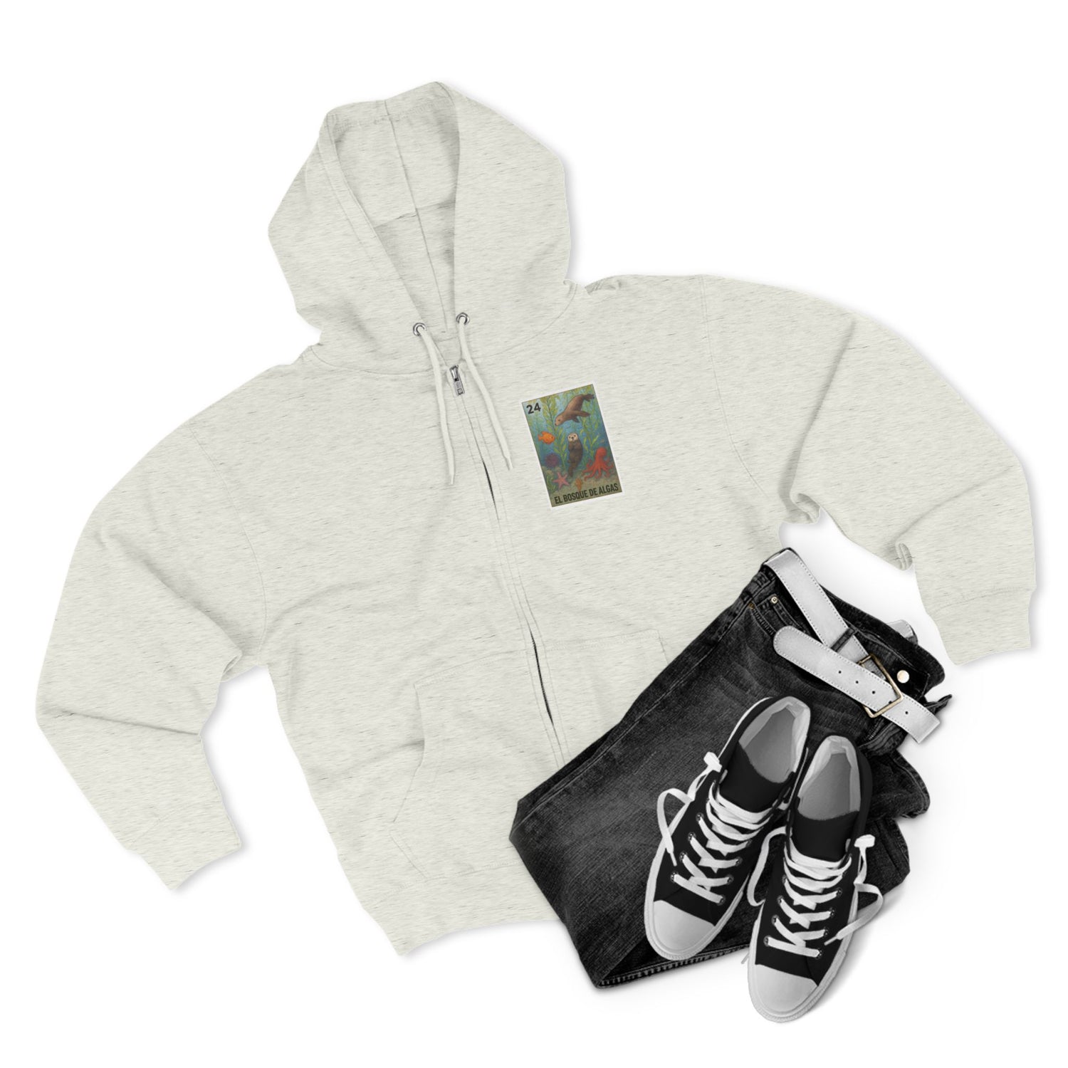 Kelp Forest Lotería Zip Hoodie