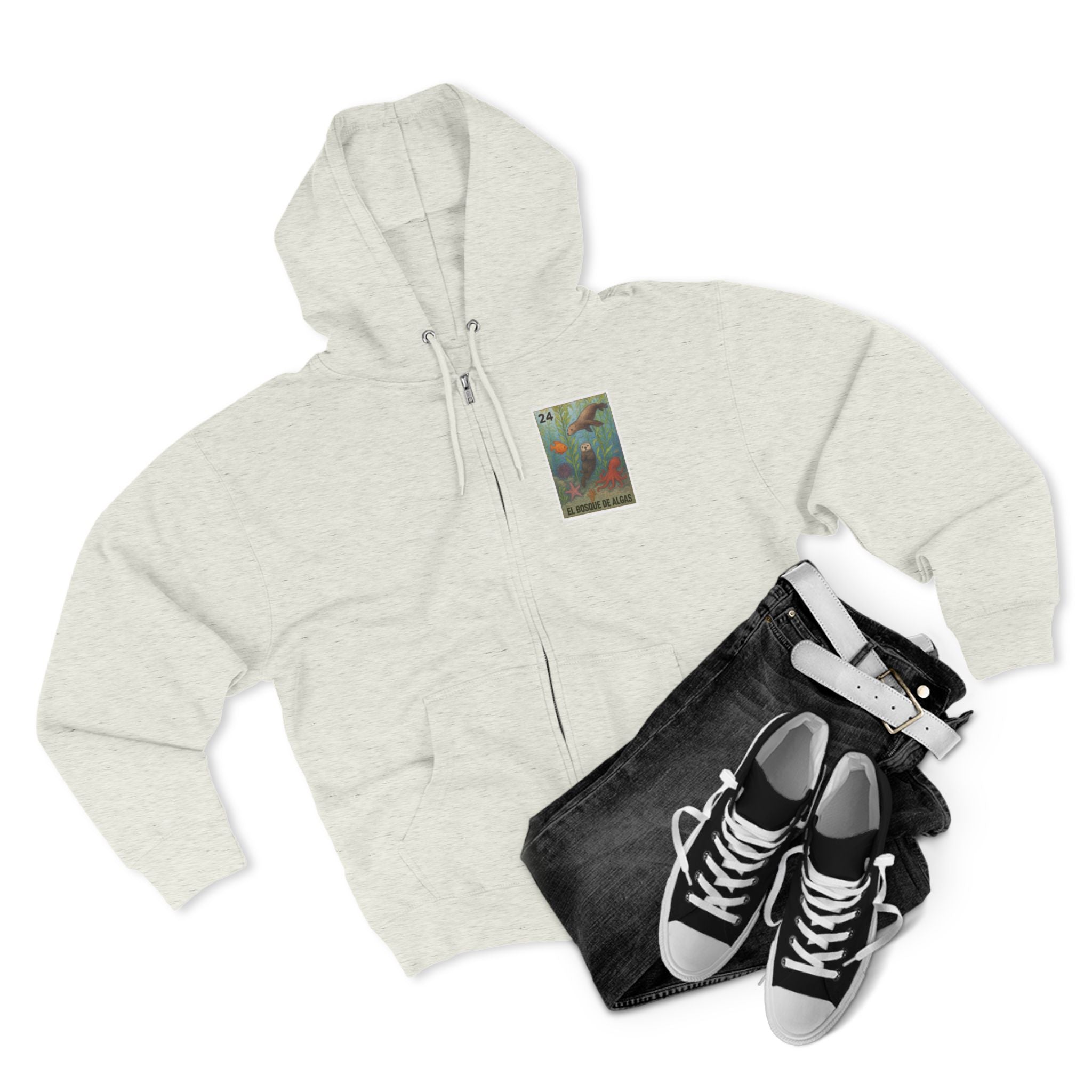 Kelp Forest Lotería Zip Hoodie
