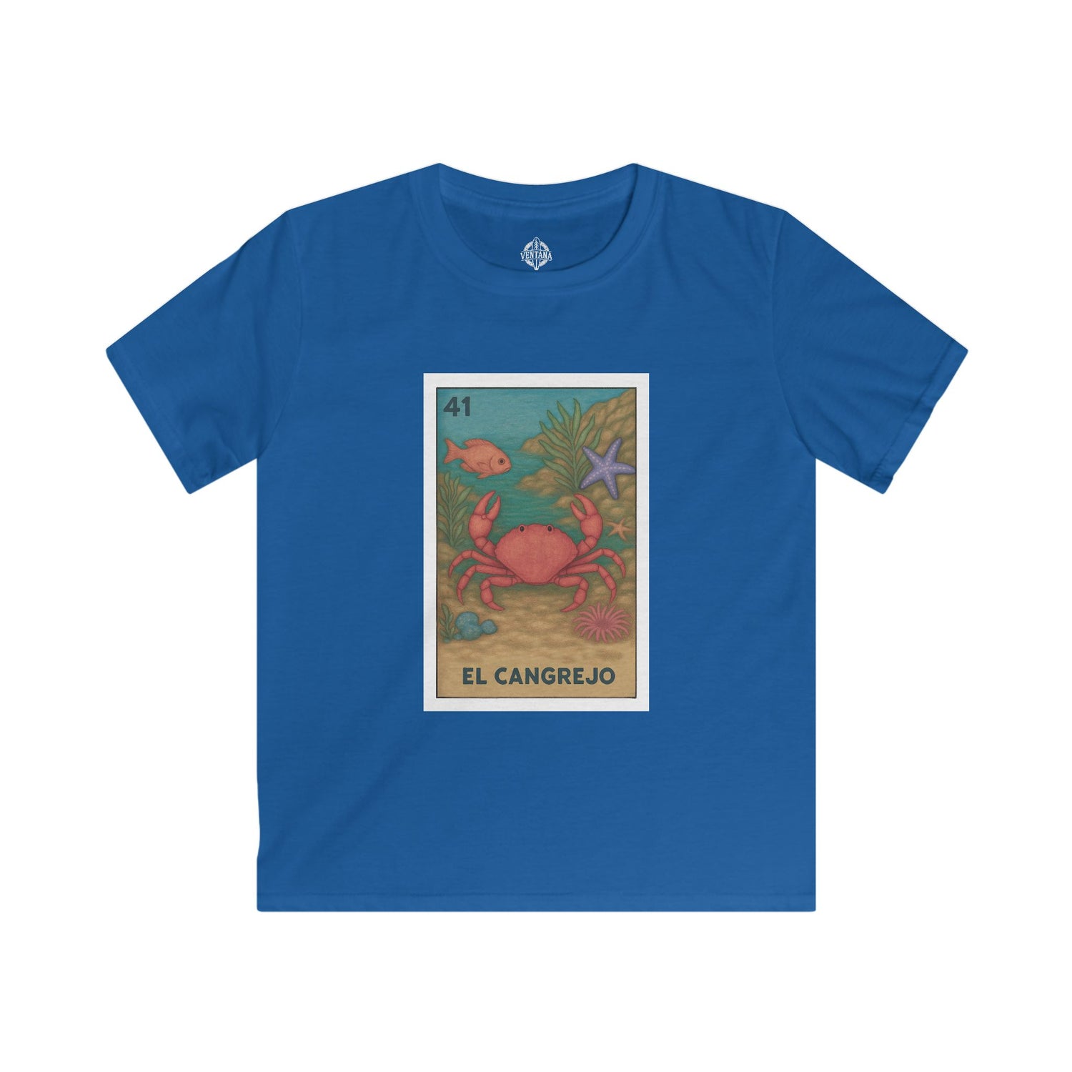 Crab Lotería kids soft style t-shirt image 10